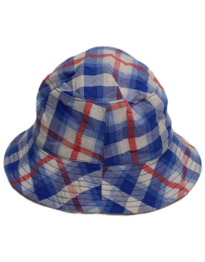 Czapka typu Bucket dla chłopców Joules 3-6 miesięcy, bawełniana w niebieską kratkę