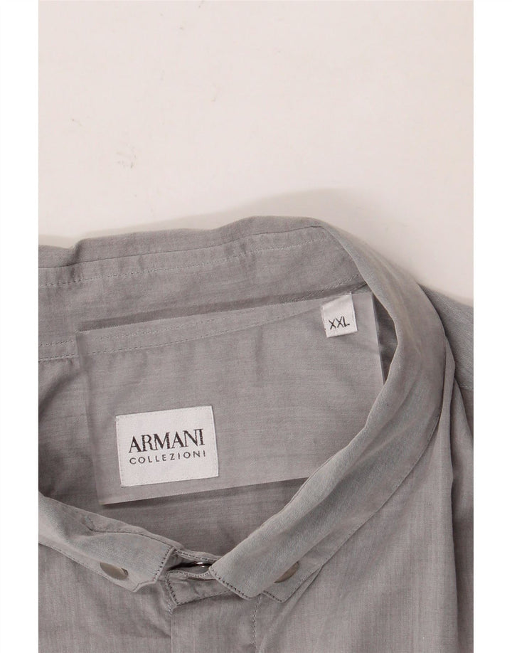 Koszula męska Armani Collezioni 2XL szara
