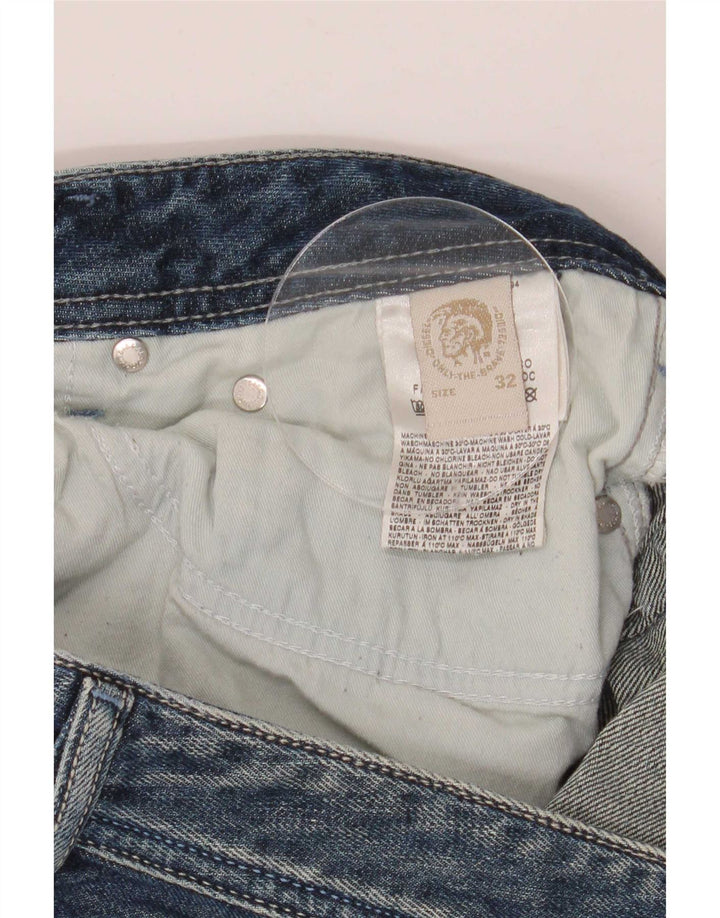 Męskie jeansy Diesel w trudnej sytuacji Bootcut W32 L32, niebieska bawełna