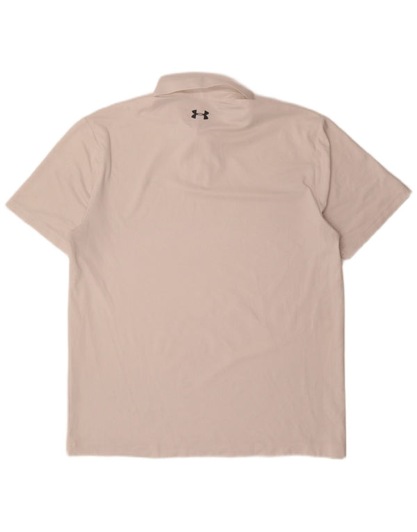 Męska koszulka polo Under Armour, duża, biała