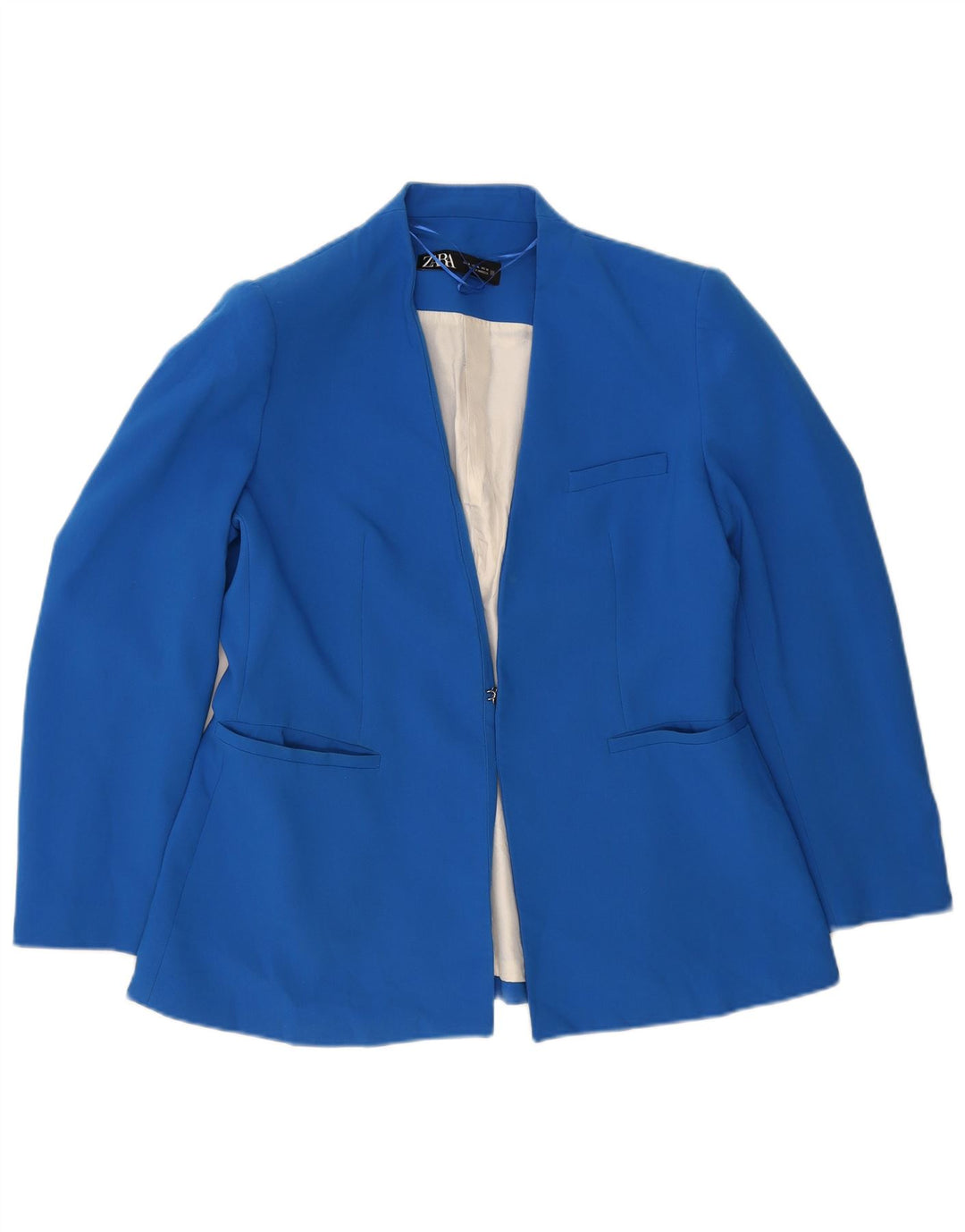 Damska marynarka ZARA UK 18 XL, niebieska, poliester