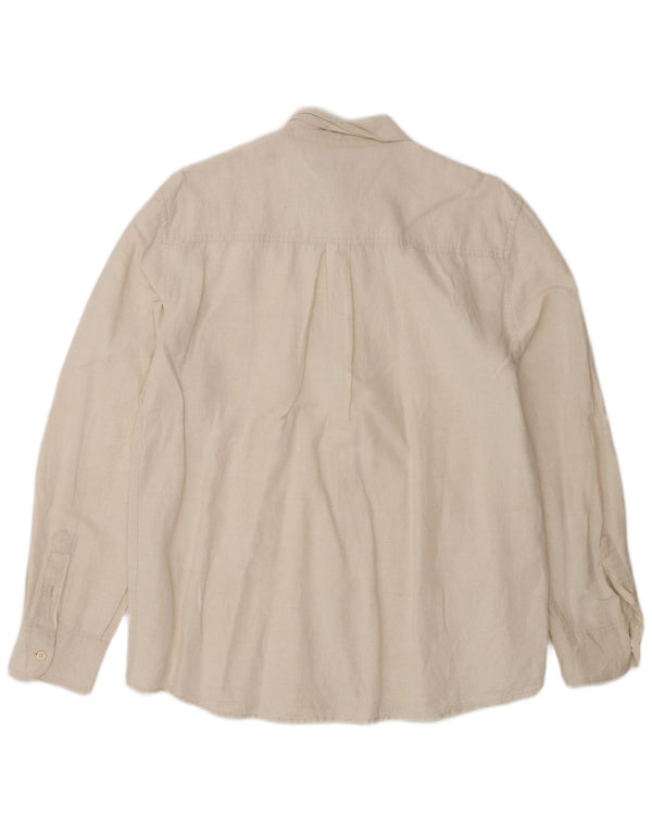 Koszula męska Zara, duża, biała, bawełniana