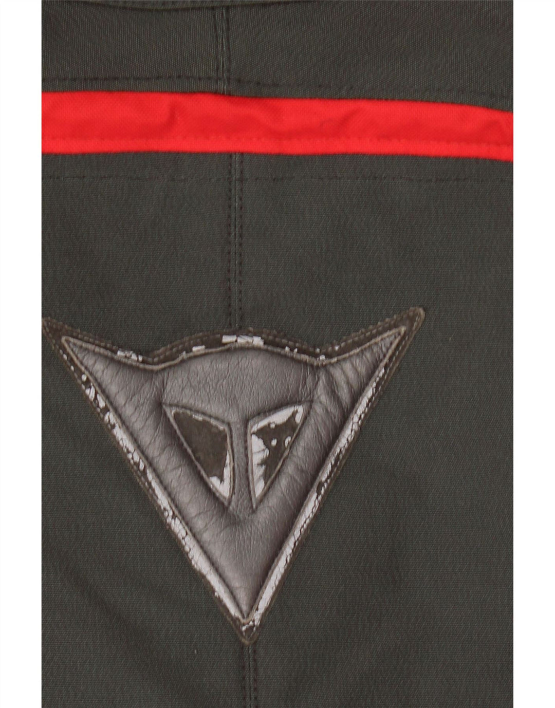 Męska kurtka wyścigowa Dainese Graphic IT 52, duży szary nylon z blokami kolorów