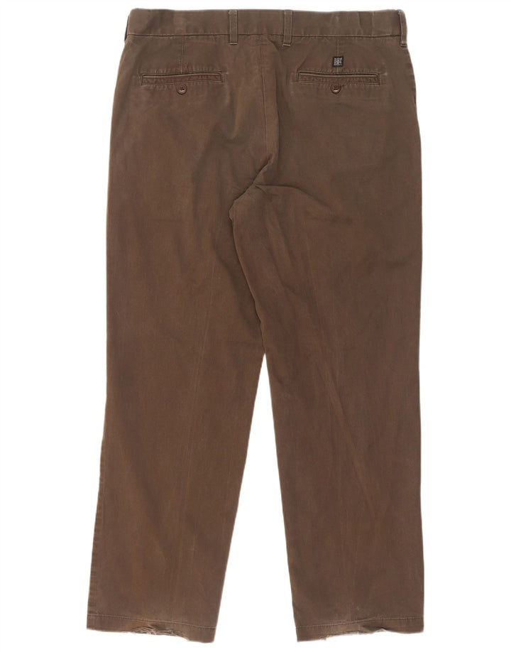 Męskie spodnie typu chino Regular Marks & Spencer W36 L31, bawełna khaki