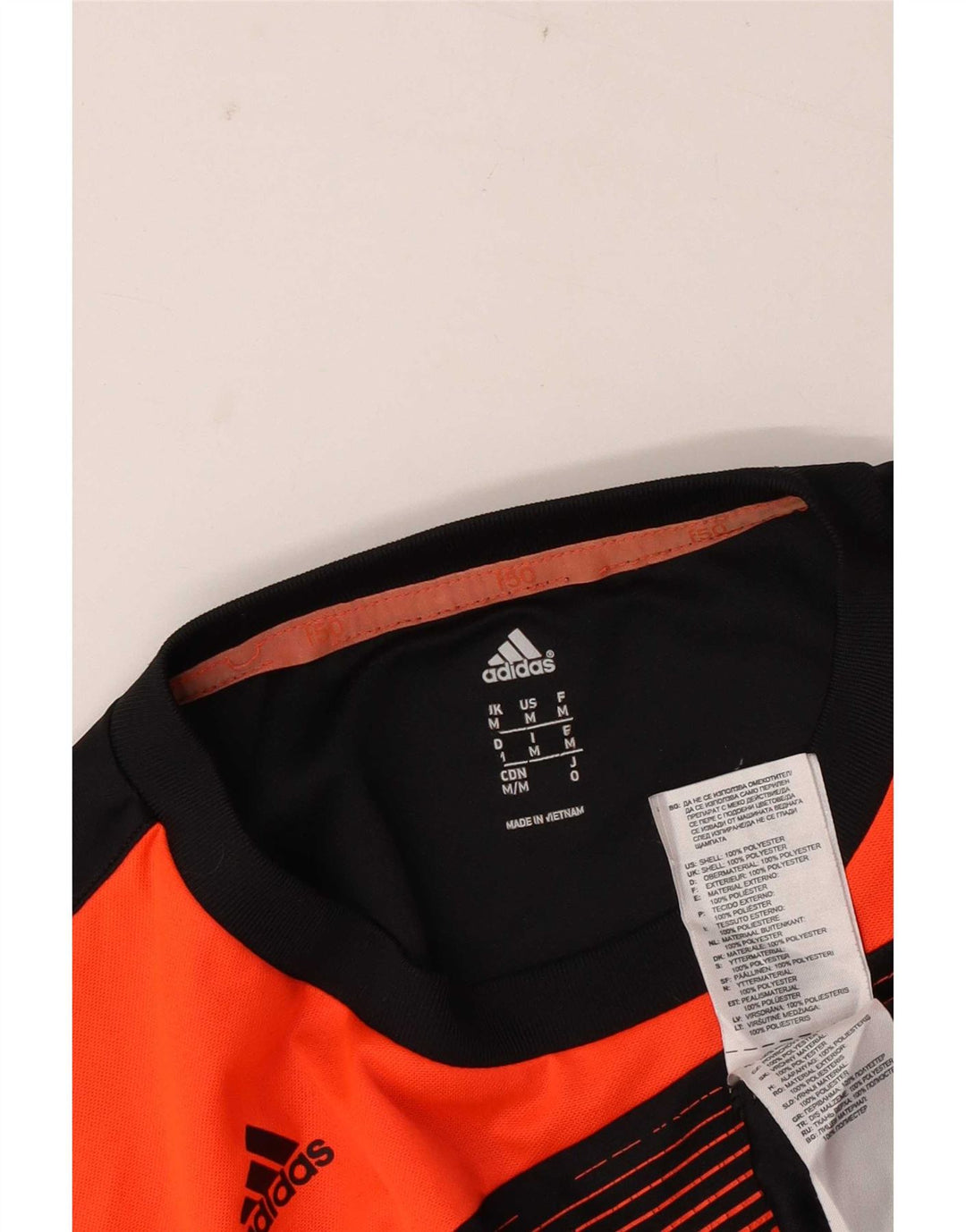 Męska koszulka z grafiką Adidas Top, średni czarny poliester z blokami kolorów