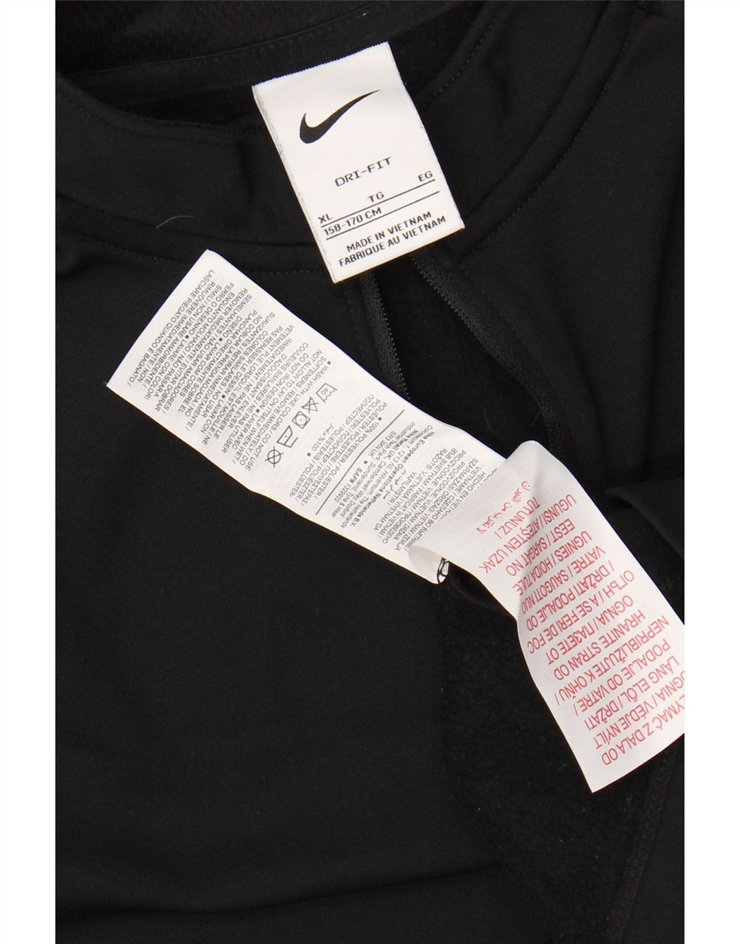 Chłopięcy dres NIKE Dri Fit z graficznym pulowerem, 13-14 lat XL, czarny