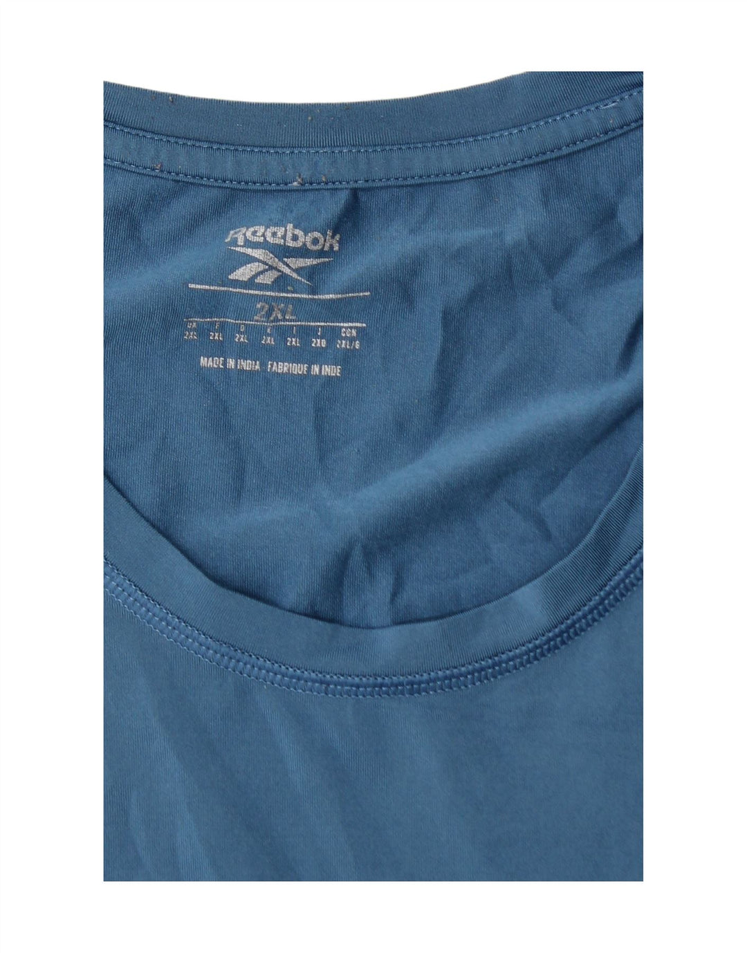 REEBOK Mens Vest Top 2XL Blue