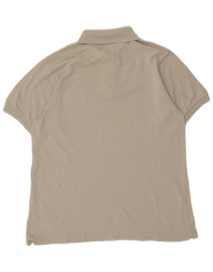 Męska koszulka polo Lacoste, rozmiar 5, duża, szara, bawełniana