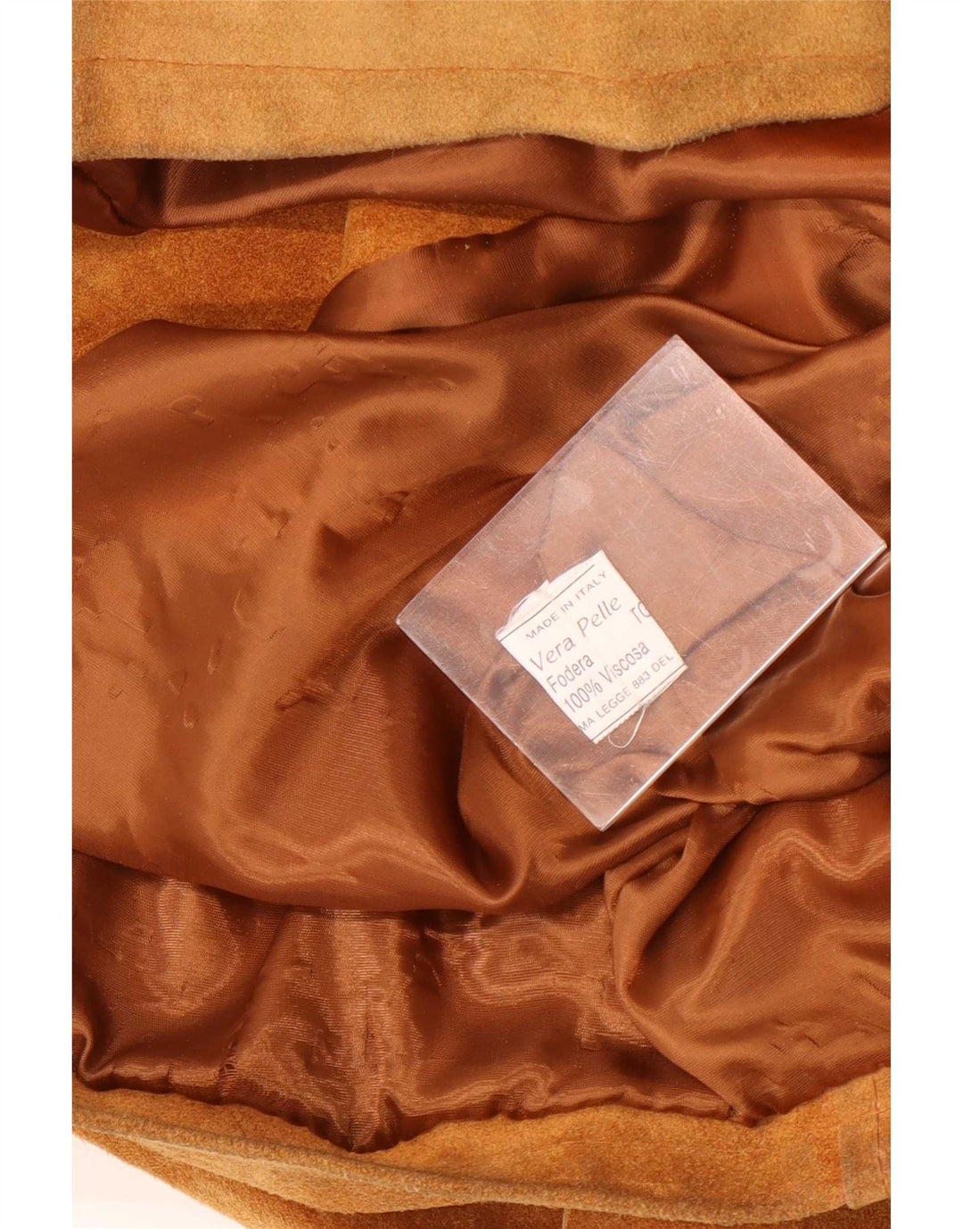 Zamszowa kurtka męska w stylu vintage IT 52 XL Brązowa kowbojka