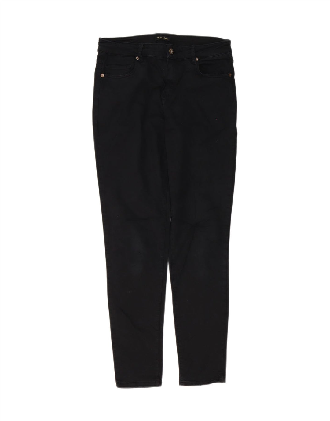 Damskie jeansy skinny Massimo Dutti EU 40 Medium W30 L29 Czarna bawełna