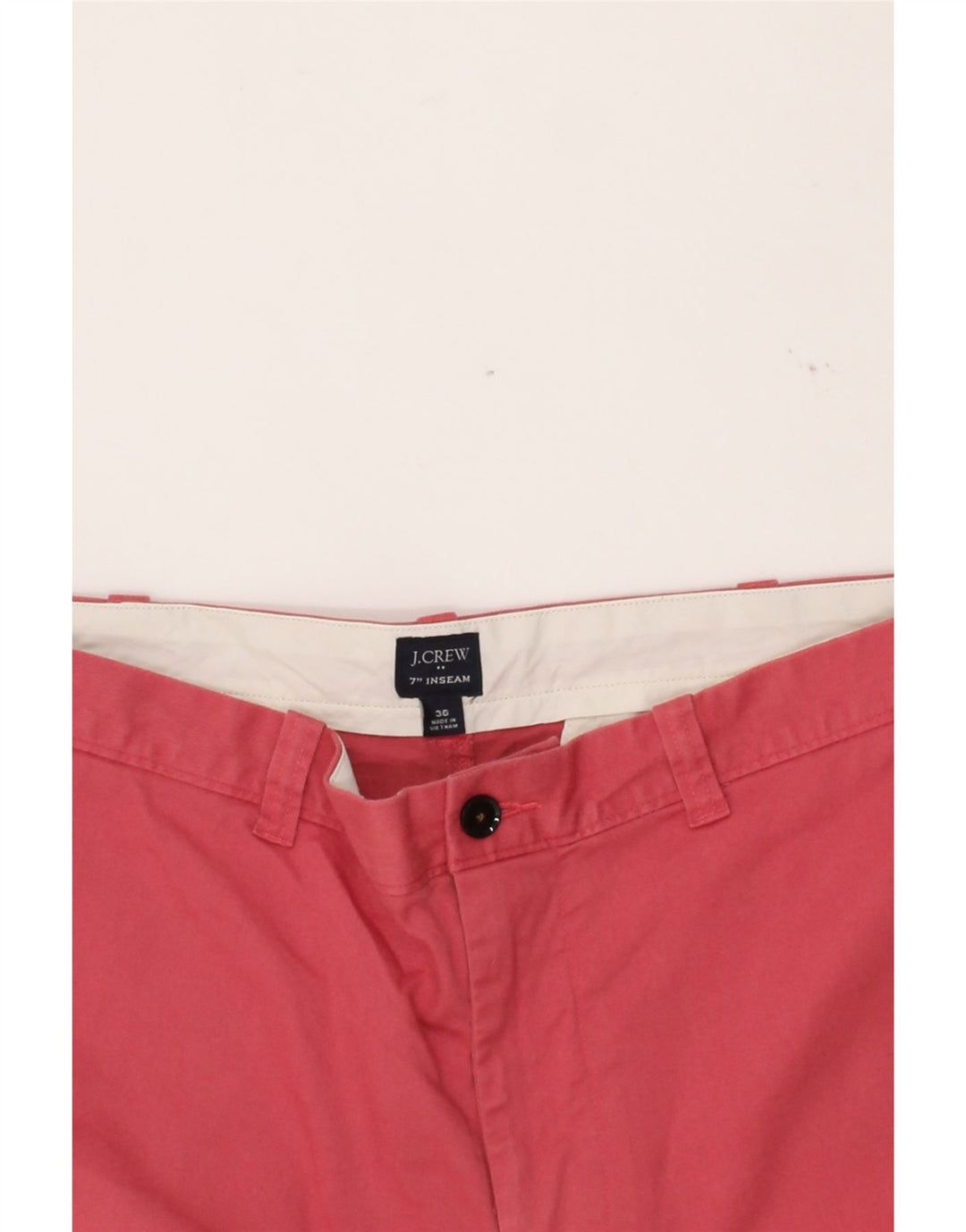 J. CREW Womens Chino Shorts W36 XL Pink Cotton Vintage J. Crew and Second-Hand J. Crew from Messina Hembry 