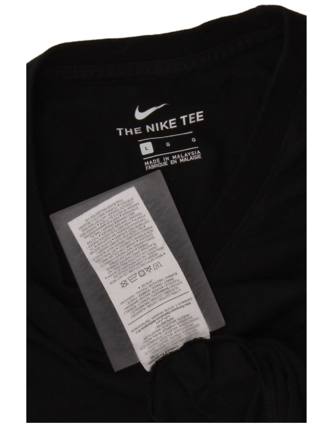 Męski T-shirt NIKE, duży, czarny, bawełniany