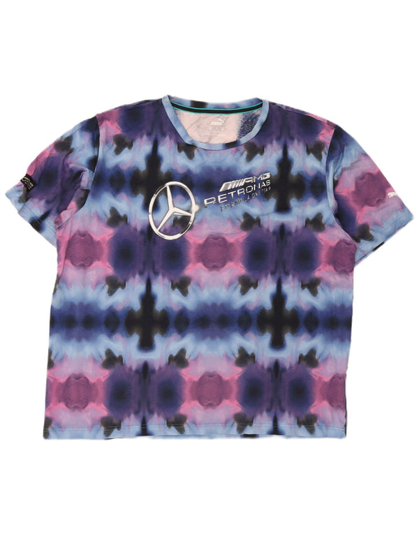 Męski T-shirt Puma Mercedes AMG Petronas z grafiką Top XL, wielokolorowy