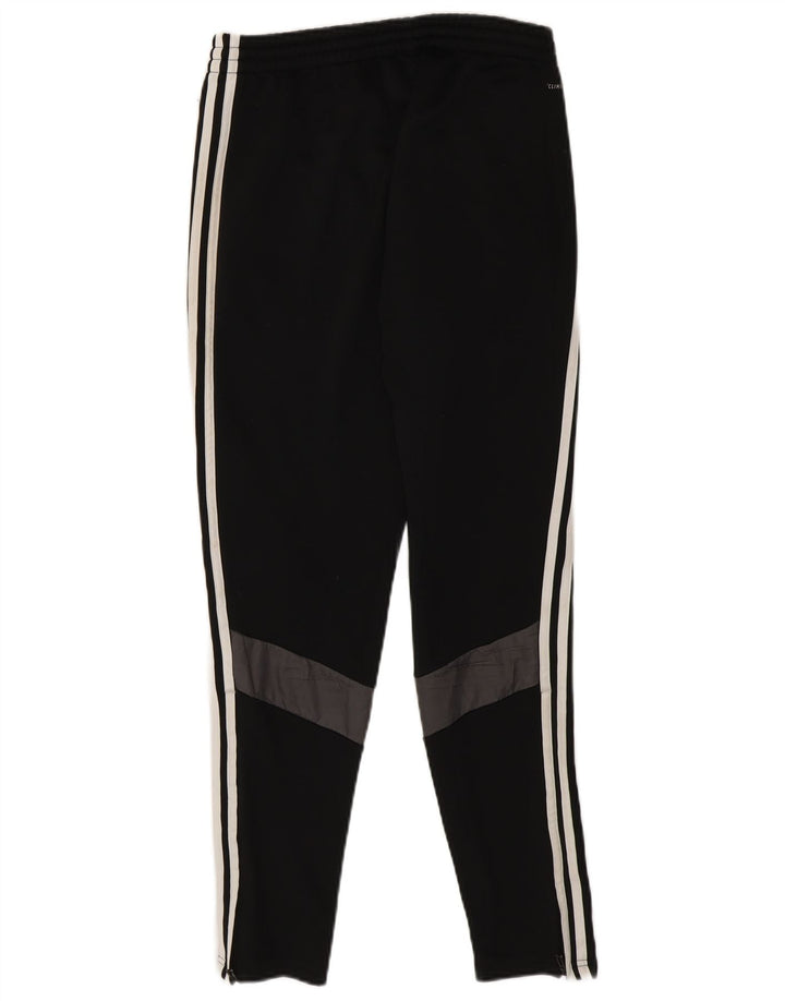 Męskie spodnie dresowe Adidas Climalite, małe, czarne, poliestrowe