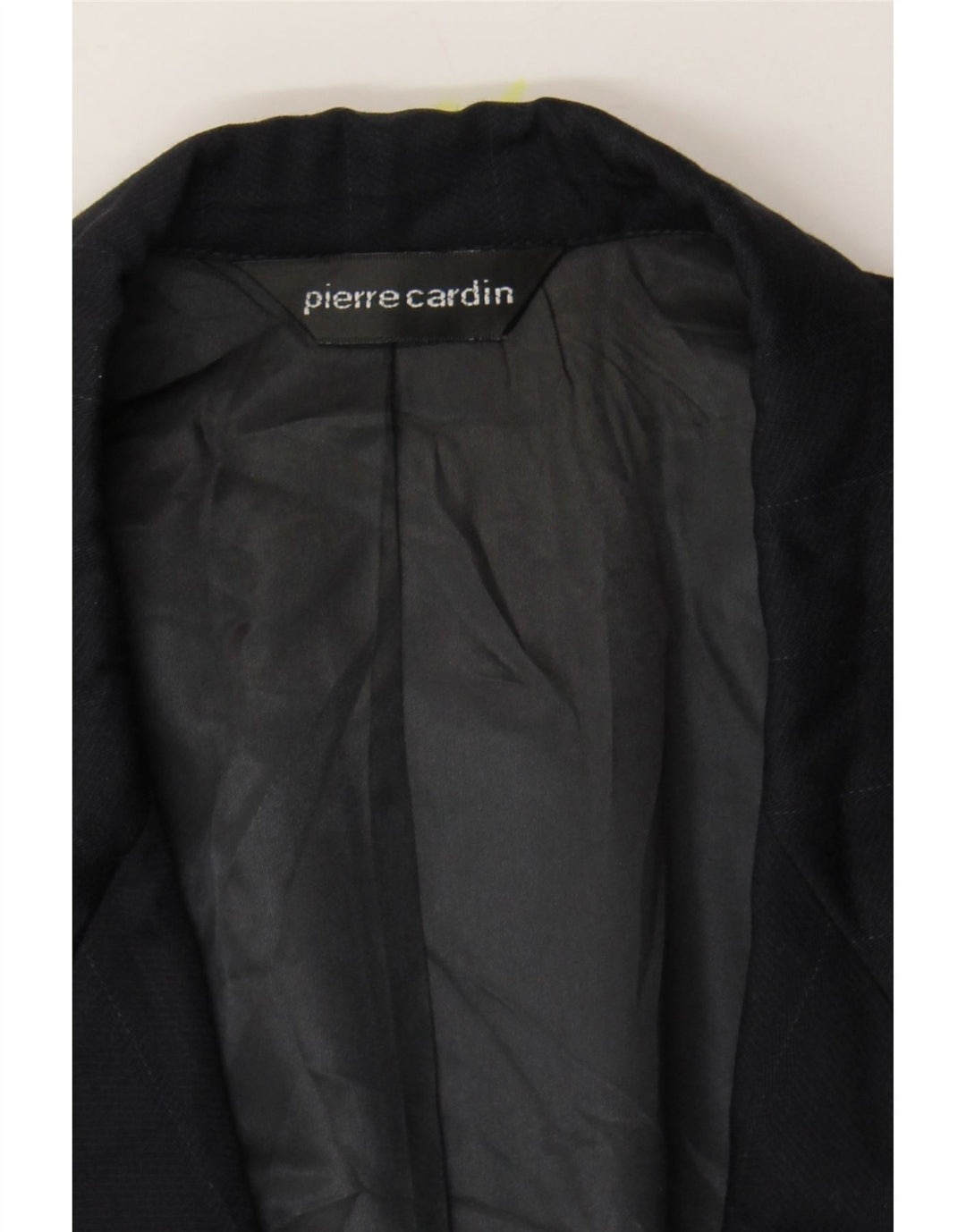 PIERRE CARDIN Mens 2 Button Blazer Jacket UK 38 Medium Navy Blue Wool Vintage Pierre Cardin and Second-Hand Pierre Cardin from Messina Hembry 