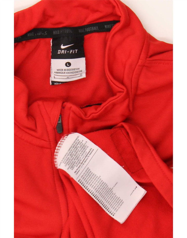 Męski dres Nike FCA Augsburg z grafiką, duży, czerwony blok kolorów