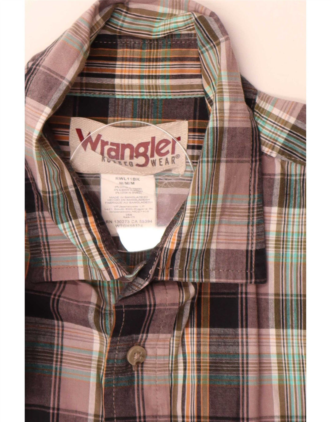 Koszula męska Wrangler, bawełniana, wielobarwna krata