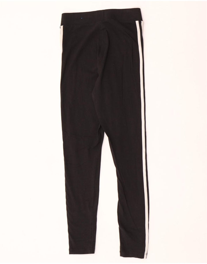 Legginsy Damskie Adidas UK 8 Małe Czarne Bawełniane