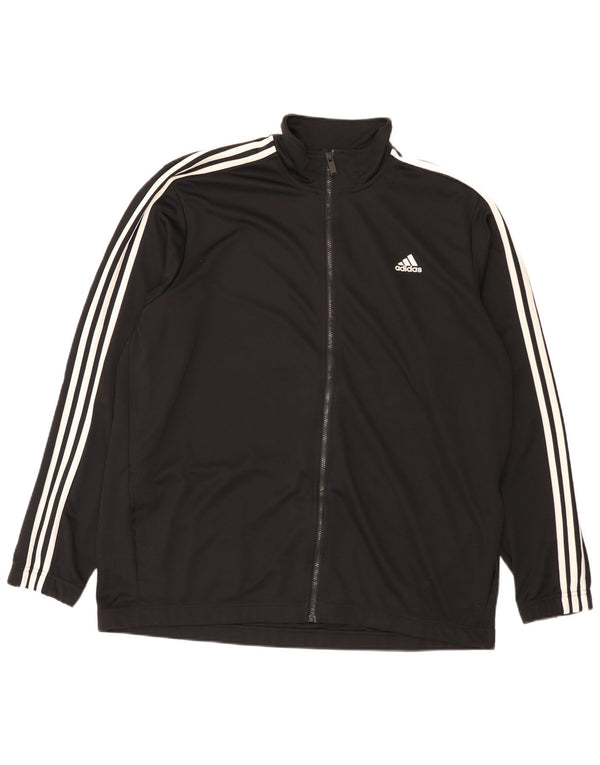 Adidas Męska kurtka dresowa o regularnym kroju 2XL czarna sportowa