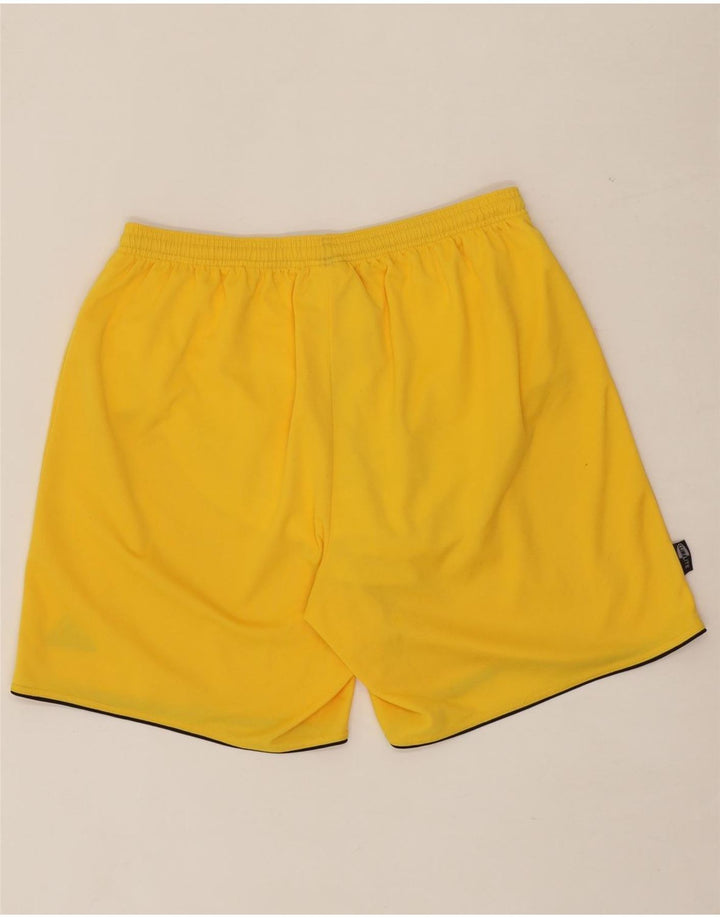 ADIDAS Boys Sport Shorts 15-16 Years XL Yellow Polyester Vintage Adidas and Second-Hand Adidas from Messina Hembry 