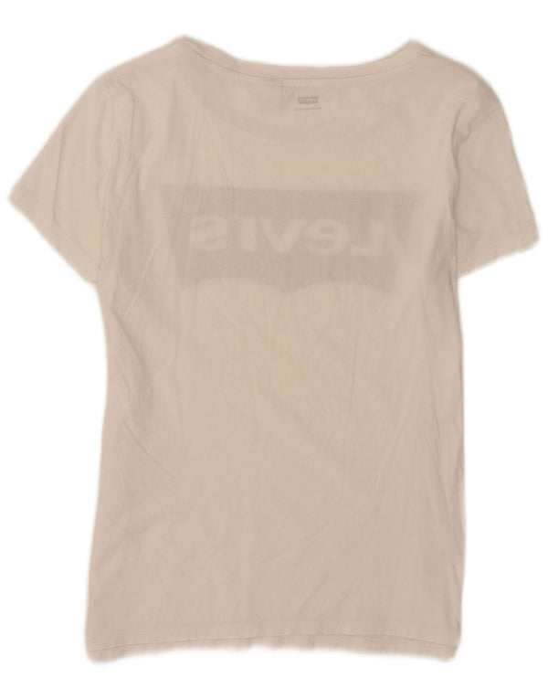 Damska koszulka z grafiką Levi's Top UK 10 Small White