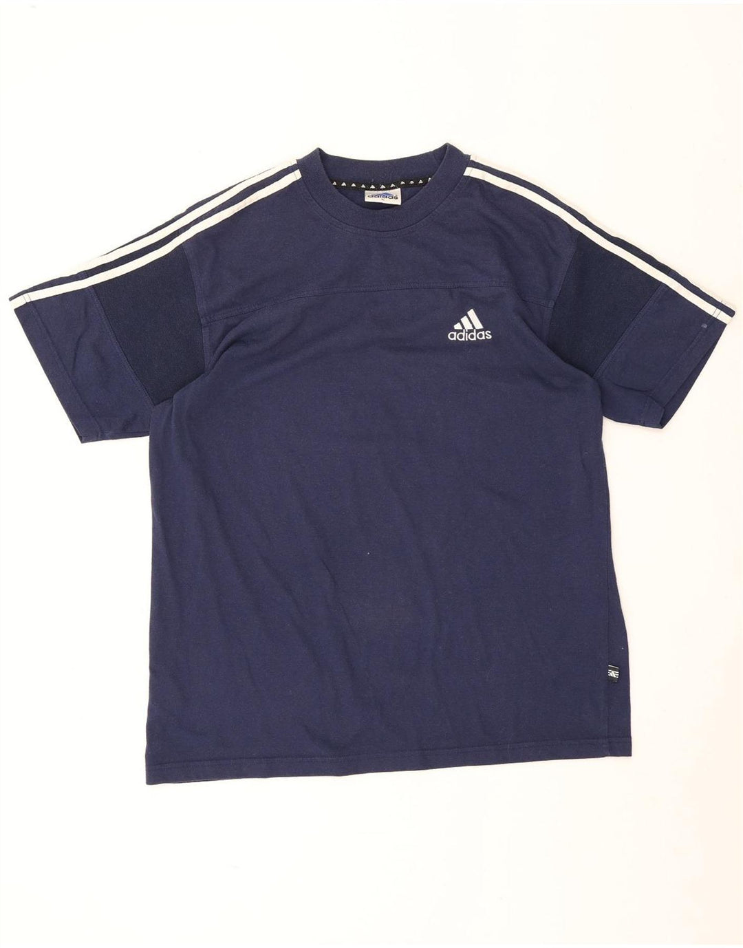 Adidas Męski T-Shirt Top Duży Granatowy Bawełniany