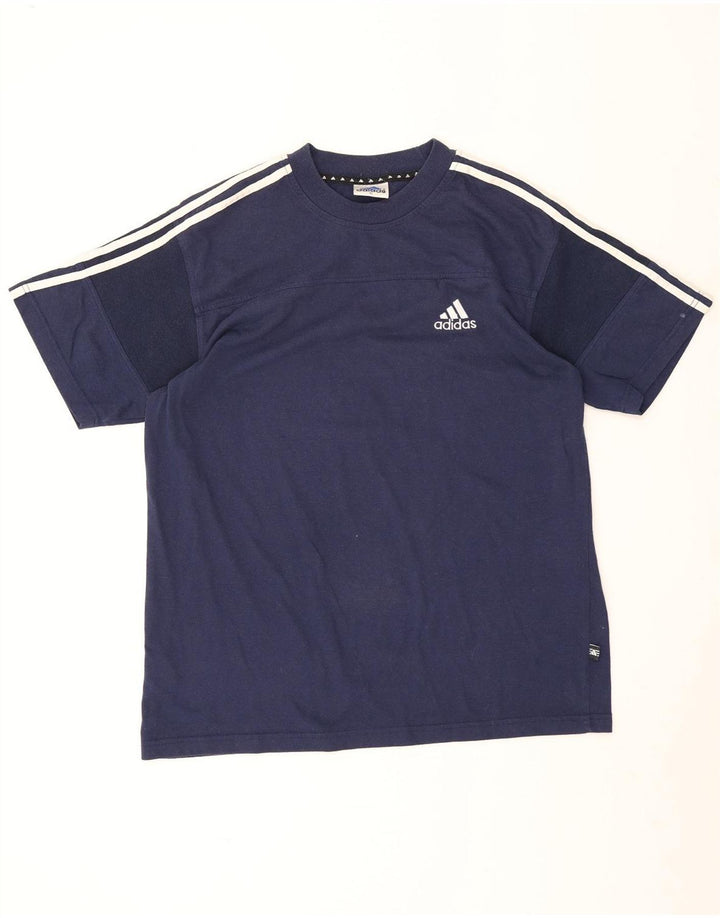 Adidas Męski T-Shirt Top Duży Granatowy Bawełniany