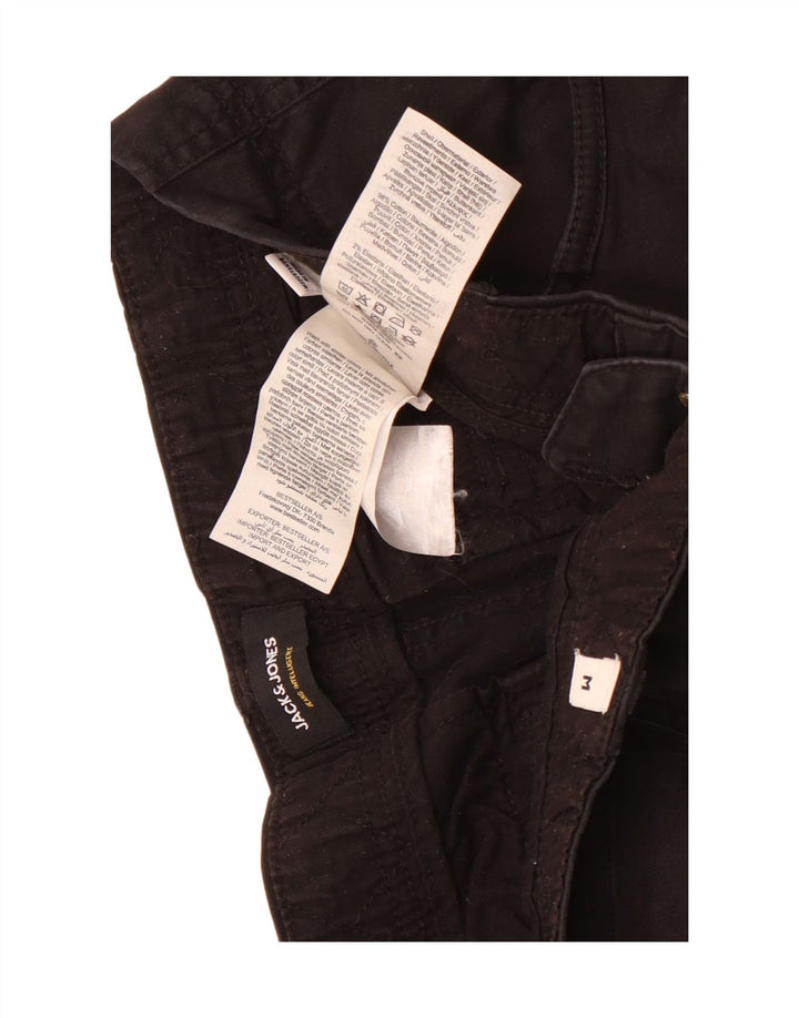 Męskie spodenki cargo Jack & Jones, średnie W32, czarne, bawełniane