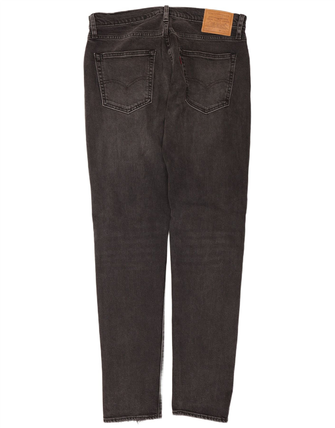 Męskie jeansy Levi's 512 Distressed Slim Tapered W34 L34 Szara bawełna