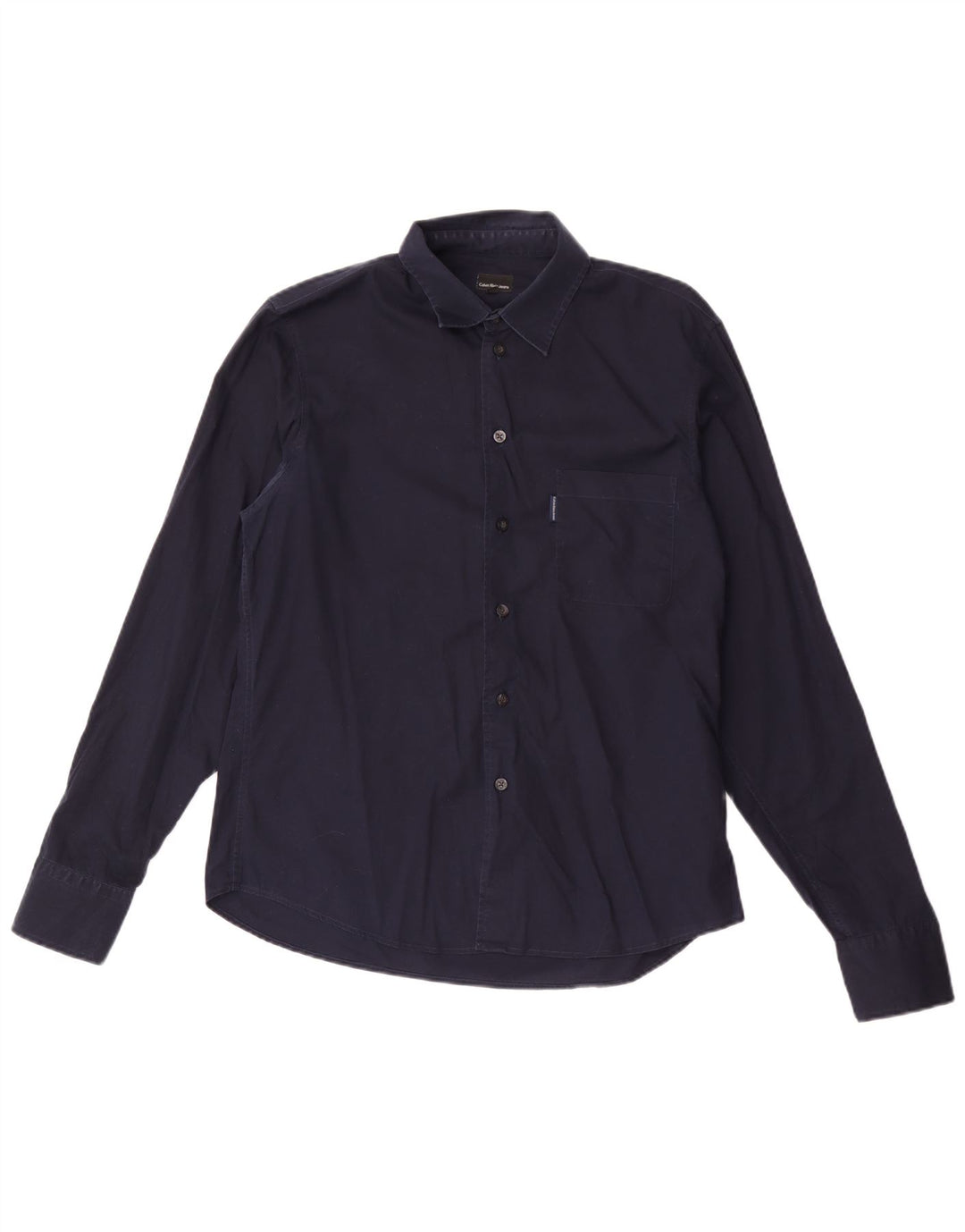 Koszula męska Calvin Klein Jeans, duża, granatowa, bawełniana