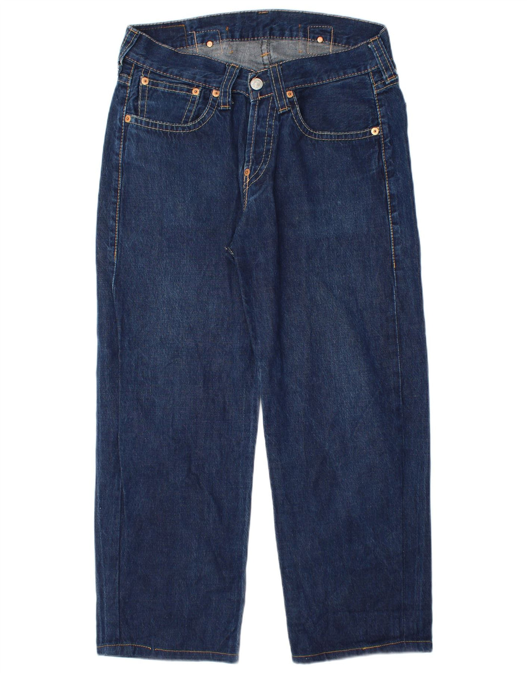 Męskie dżinsy Levi's 902 Straight W32 L28 Niebieskie bawełniane