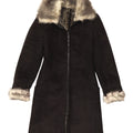 Vintage damski płaszcz Sherpa IT 40 Small Black