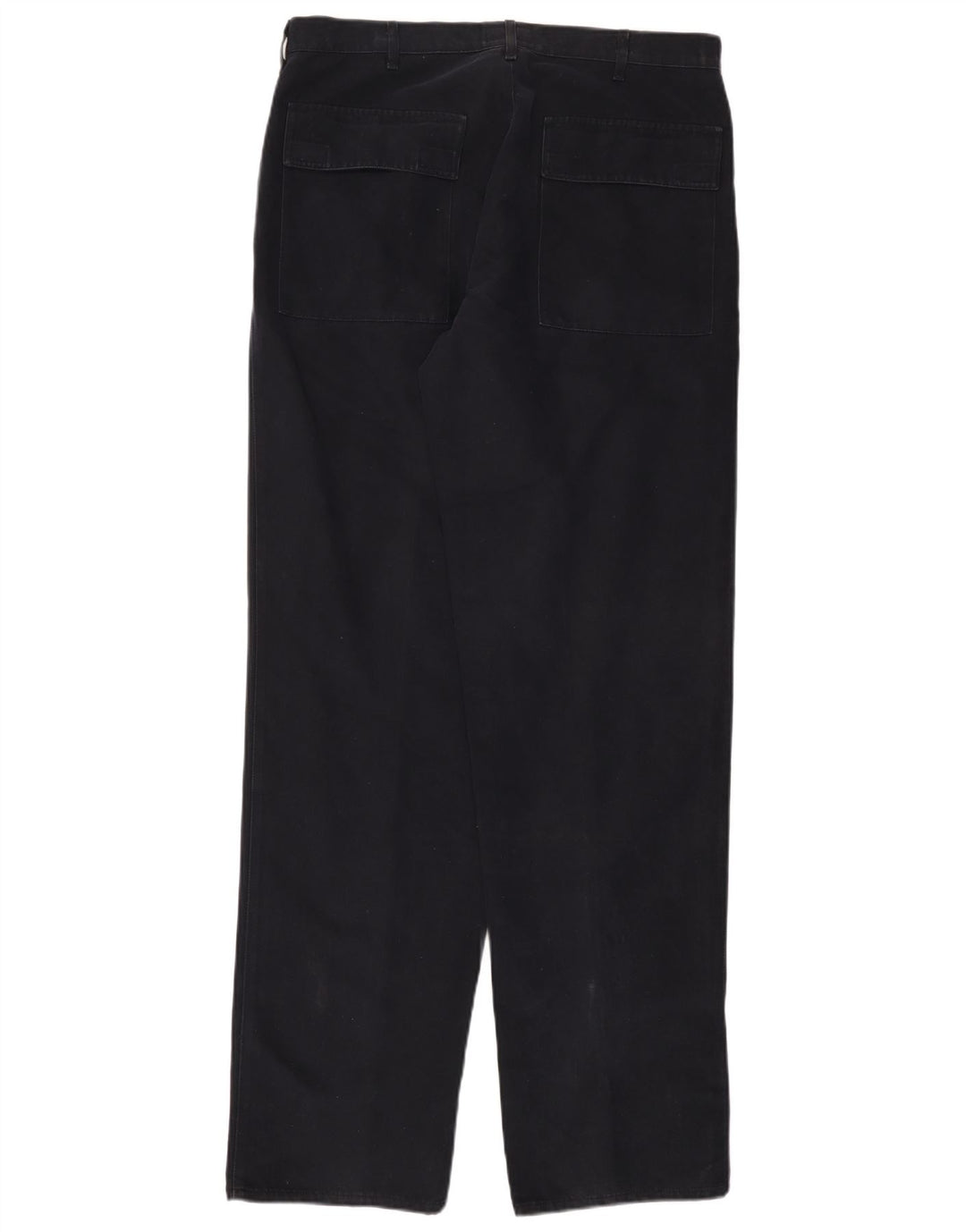 ARMANI Męskie proste spodnie chino EU 52 XL W36 L36 Granatowa bawełna