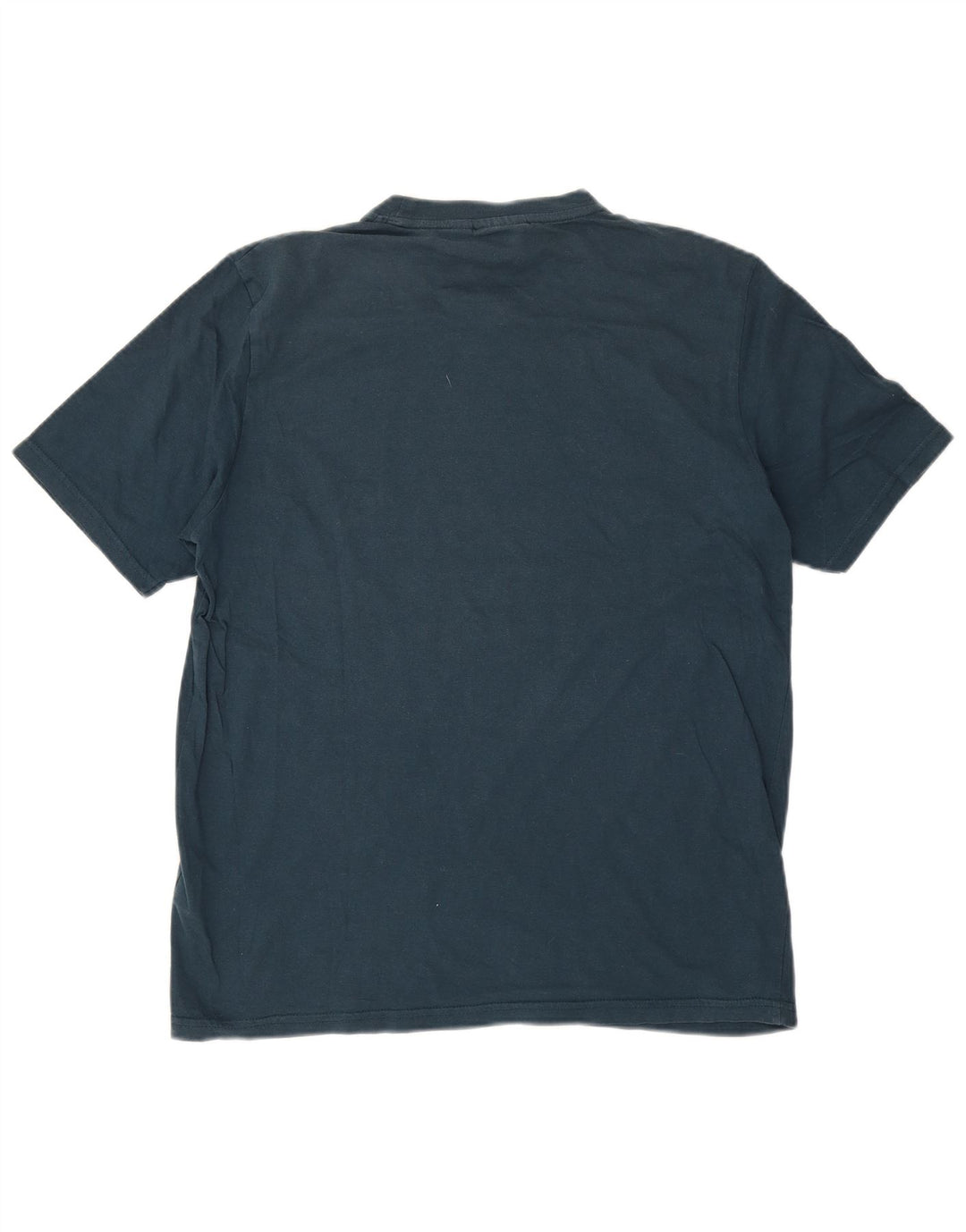Męski T-shirt Fila z grafiką, średni, granatowy, bawełniany blok kolorów