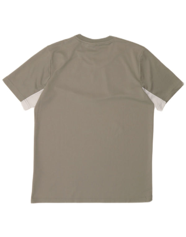 Męska koszulka Nike Dri Fit Top z poliestru w kolorze średnioszarym
