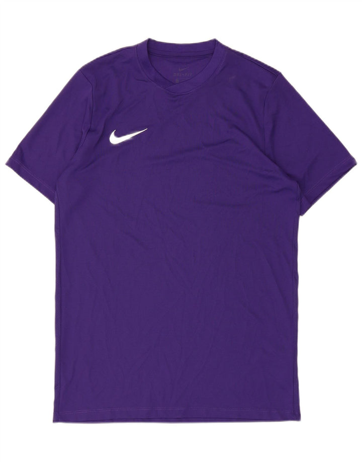 T-shirt męski Nike, średni fioletowy poliester