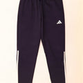 Męskie spodnie dresowe Adidas Aeroready, duże, granatowe, z poliestru