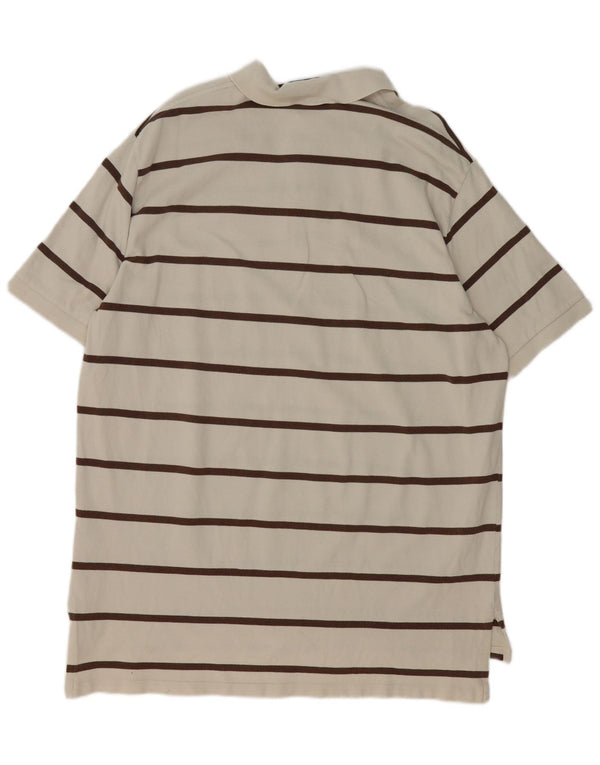 Koszula męska Polo Ralph Lauren 2XL, bawełniana w beżowe paski