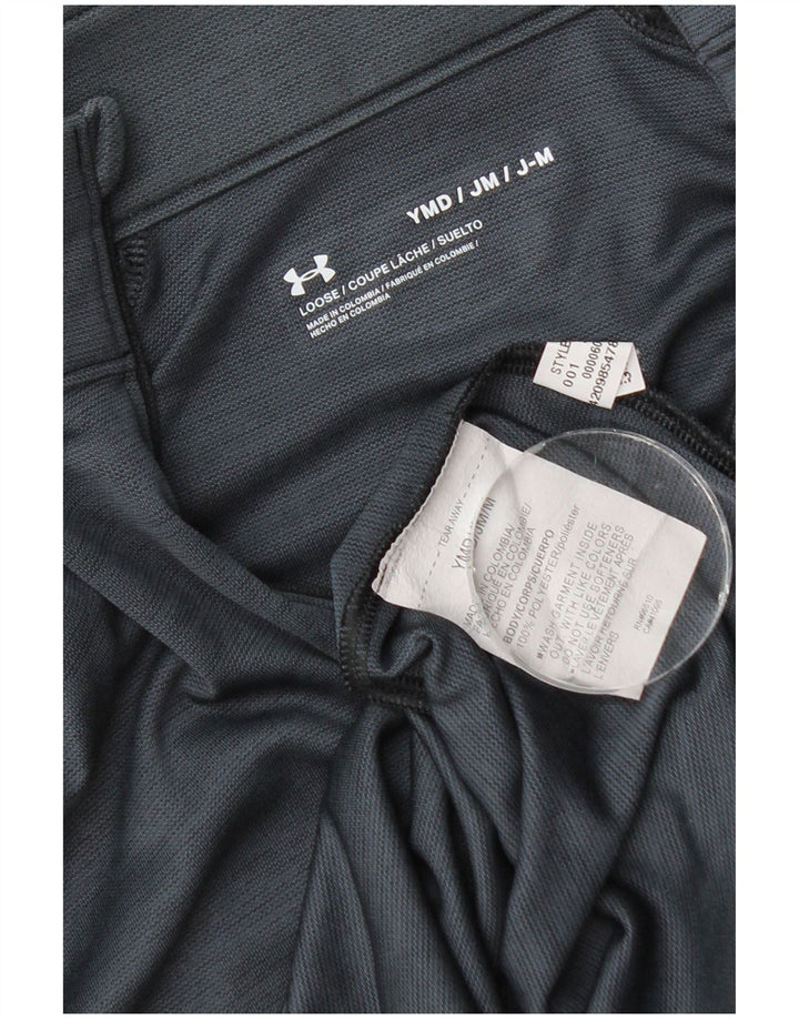 Chłopięcy dres Under Armour z graficznym pulowerem, 9-10 lat, średni szary