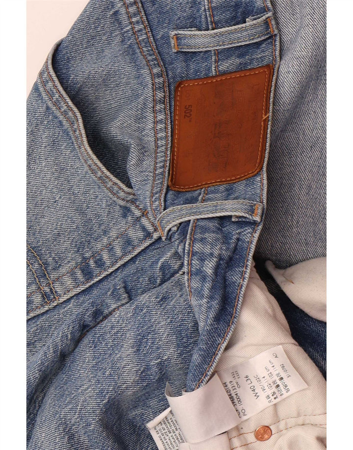 Męskie jeansy Levi's 502 Tapered W40 L33 Niebieskie bawełniane