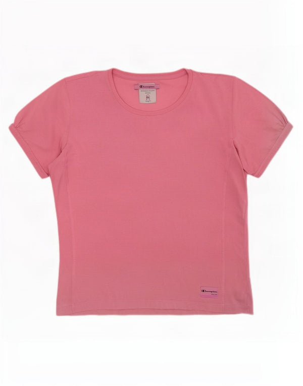 Koszulka damska Champion Easy Fit Top UK 20 2XL Różowa bawełna