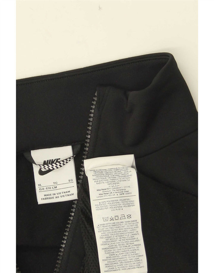 Chłopięca kurtka dresowa Nike Graphic 13-14 lat XL, czarna, poliestrowa