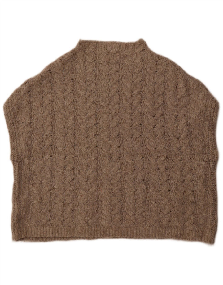 Damski podkoszulek typu oversize z golfem WHITE STUFF UK 16, duży, szary