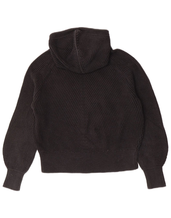 Damski sweter oversize Calvin Klein Jeans z kapturem, UK 10, mały, czarny