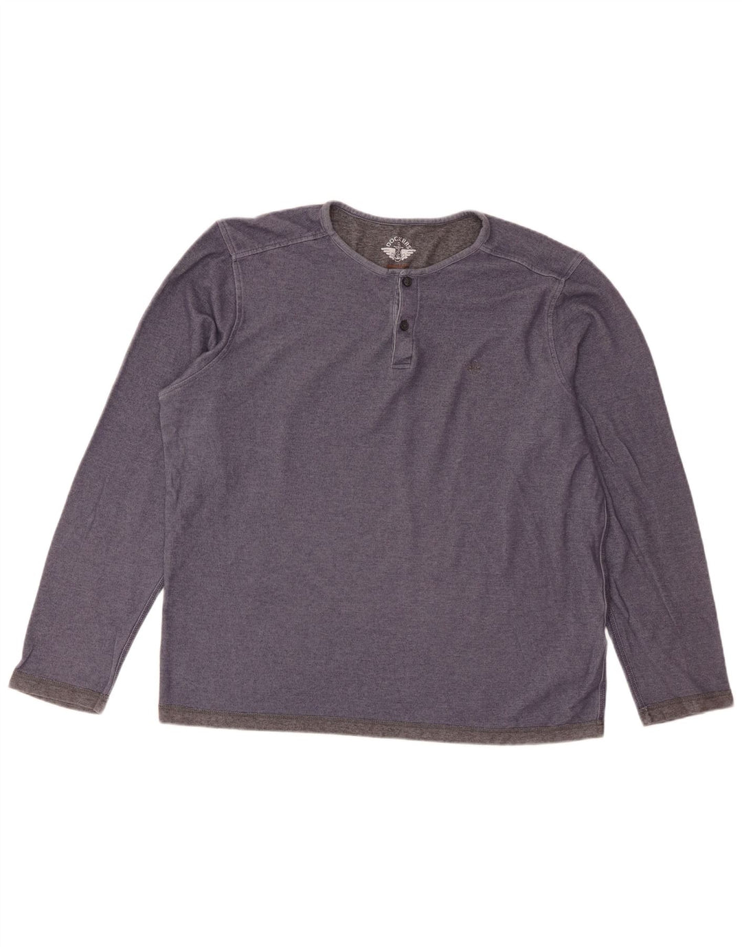 Męski top Dockers z długim rękawem XL, niebieska bawełna