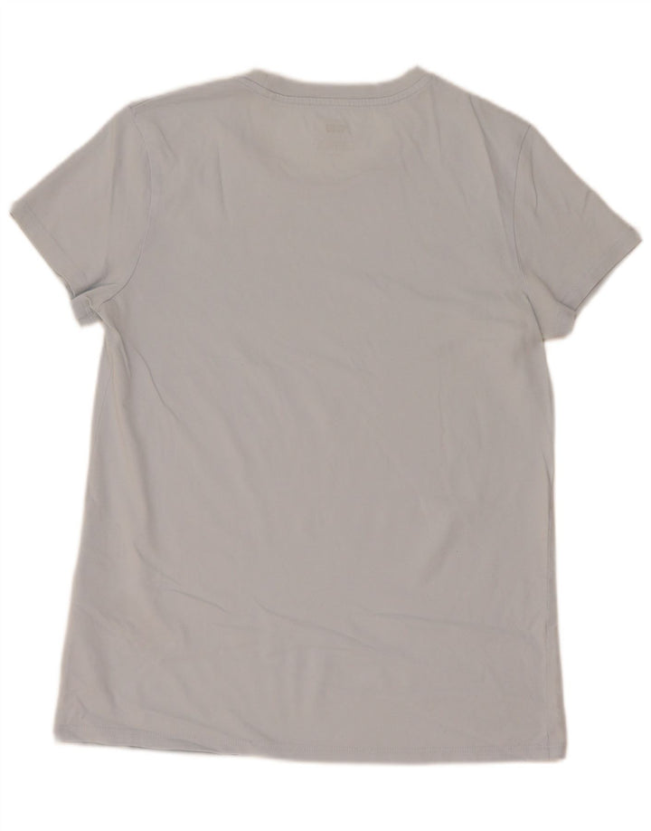 Męska koszulka z grafiką Levi's Top UK 10 Small Blue Cotton