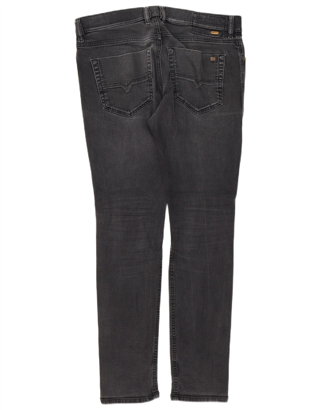 Diesel Męskie Carrot Slim Jeans W32 L32 Szara bawełna