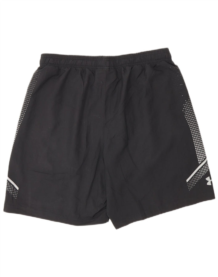 Męskie spodenki sportowe Under Armour, duży czarny poliester z blokami kolorów