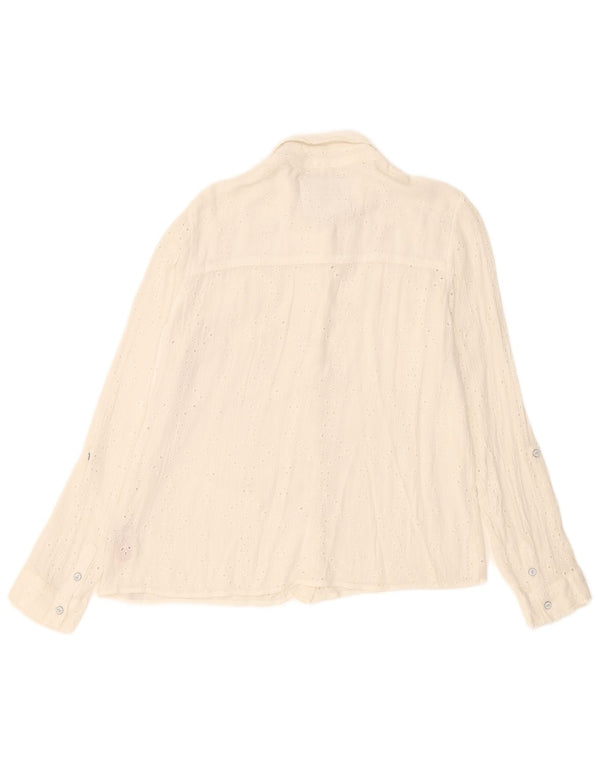 Koszula damska Superdry UK 18 XL, biała, bawełniana