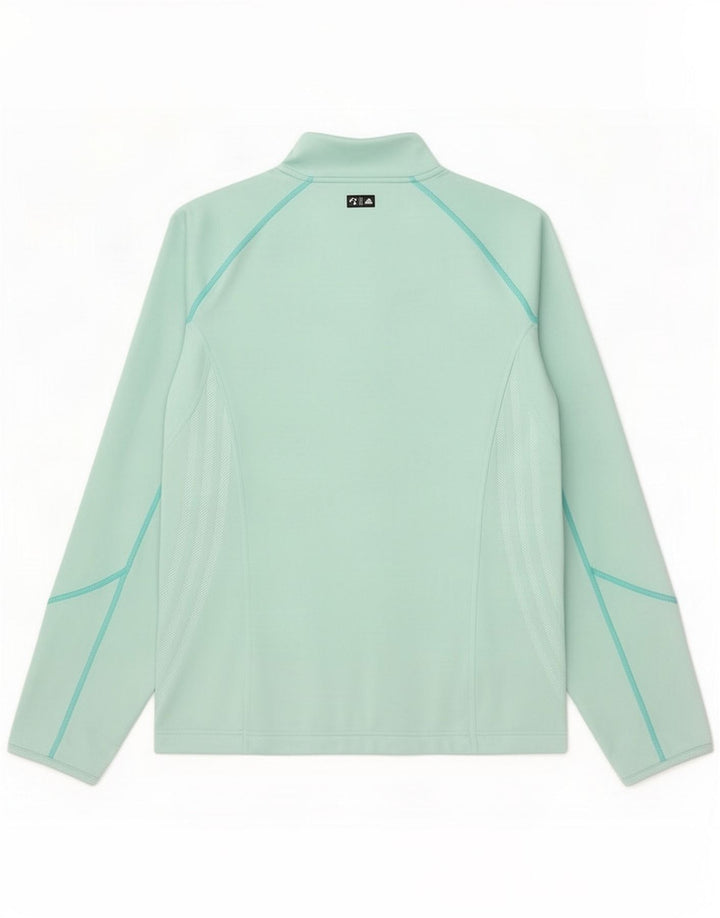 Damska kurtka dresowa Adidas UK 14 Medium Turkus Poliester